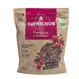 Muesli Croustillant Chocolat Framboise 500g