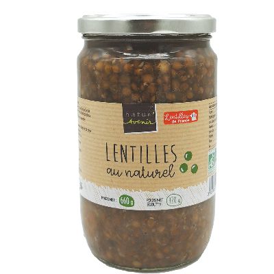 Lentilles Vertes Au Naturel 420 G De France