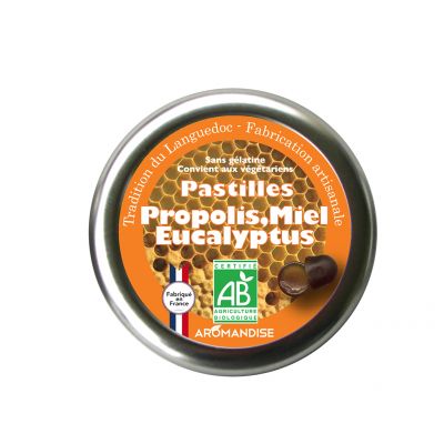 Pastilles Propolis Miel Eucalytus 50 G