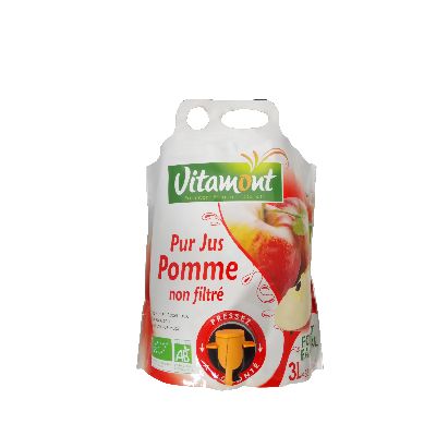 Jus Pommes Non Filtre 3 L