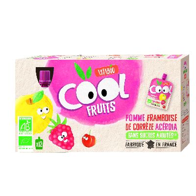 Cool Fruits Pom/Framboise 12x90g